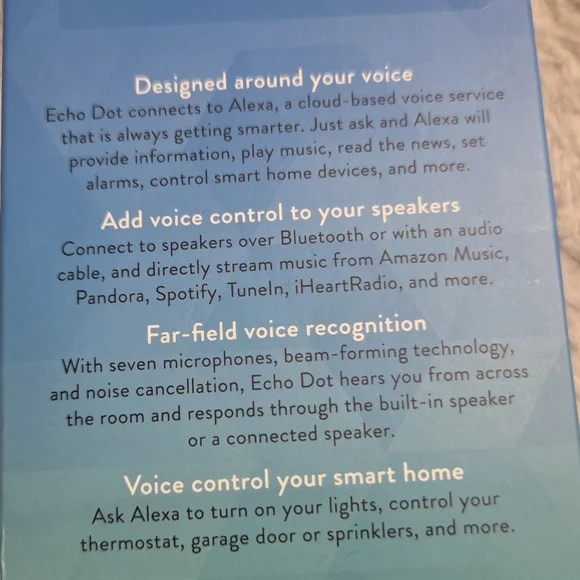 Amazon Echo Dot Black Smart Speaker - Picture 2 of 5